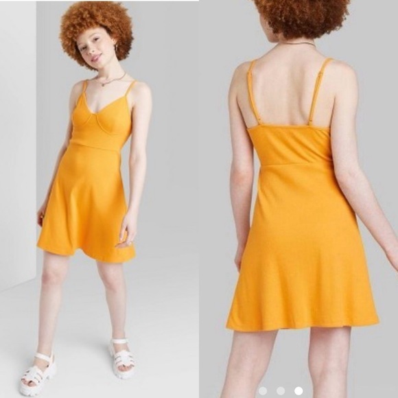 NWT Women's Mini Knit Skater Dress
Gold  Fable S - Picture 1 of 14